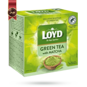 چای سبز کیسه ای هرمی لوید LOYD مدل ماچا matcha پک 20 تایی