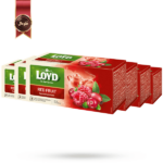 چای کیسه ای لوید LOYD مدل میوه قرمز red fruit پک 20 تایی بسته 6 عددی