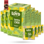 چای کیسه ای بیو ارگانیک لوید LOYD مدل لیموی گازدار sparkling lemon پک 20 تایی بسته 6 عددی