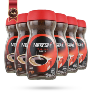 قهوه فوری نسکافه Nescafe مدل ترادیکائو فورته Tradicao forte وزن 200 گرم بسته 6 عددی