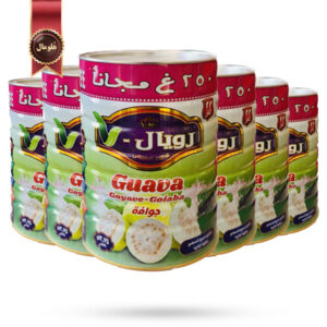 6 عدد پودر شربت رویال royal مدل گواوا guava وزن 2750 گرم