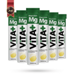 قرص جوشان ویتا پلاس منیزیم Vita+Mg وزن 110 گرم بسته 6 عددی