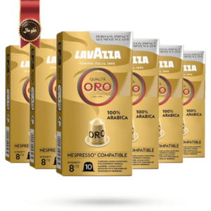 کپسول قهوه لاوازا lavazza مدل کوالیتا اورو qualita oro پک 10 تایی بسته 6 عددی