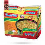 نودل اندومی indomie مدل مرغ chicken وزن 70 گرم پک 5 تایی