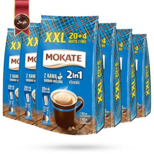 کافی میکس موکاته mokate مدل کلاسیک 2 در 1 classic پک 24 ساشه ای بسته 6 عددی