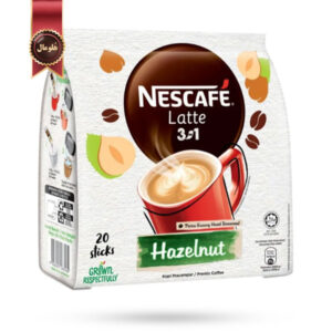 کافه لاته نسکافه Nescafe مدل فندق hazelnut پک 20 ساشه ای