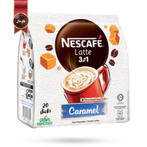 کافه لاته نسکافه Nescafe مدل کارامل caramel پک 20 ساشه ای