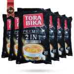 6 بسته کافی میکس تورابیکا torabika مدل پرمیوم 2 در 1 premium پک 20 ساشه ای