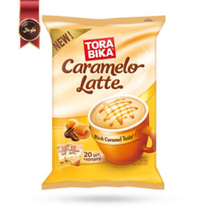 کافی میکس تورابیکا torabika مدل لاته کاراملی Caramel latte پک 20 ساشه ای