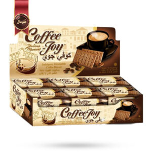 18 بسته بیسکویت قهوه کافی جوی coffee joy وزن 45 گرم