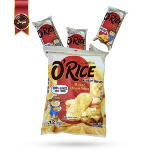 کراکر طبیعی اوریس اورین ORION O’rice طعم سیب زمینی پنیری cheese potato پک 12 تایی