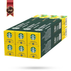 6 بسته کپسول قهوه استارباکس starbucks مدل sunny day blend پک 10 تایی