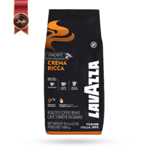 دانه قهوه لاوازا اکسپرت lavazza expert مدل کرما ریکو Crema Ricca یک کیلویی