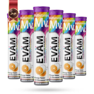 6 بسته قرص جوشان ایوام evam مدل مولتی ویتامین Multivitamin