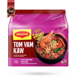 نودل مگی Maggi مدل تام یام کاو Tom Yam kaw وزن 88 گرم پک 5 تایی