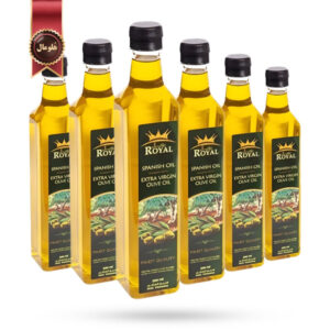 6 عدد روغن زیتون فوق بکر رویال Royal olive oil حجم 500 میلی لیتر