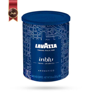 پودر قهوه قوطی لاوازا lavazza مدل این بلو in blu وزن 250 گرم