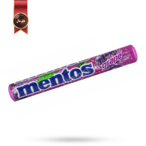 14 عدد تافی میوه ای منتوس Mentos مدل انگور grape