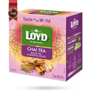 چای کیسه ای هرمی لوید LOYD مدل چای تی Chai tea پک 20 تایی