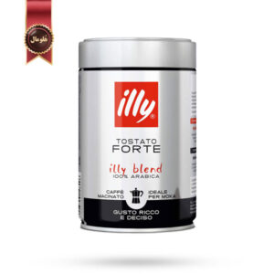 پودر قهوه قوطی ایلی illy مدل توستاتو فورته tostato forte وزن 250 گرم