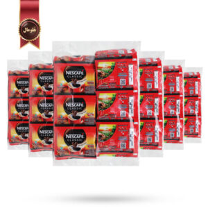 6 بسته قهوه فوری نسکافه کلاسیک Nescafe Classic وزن 2 گرم پک 60تایی