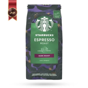 دانه قهوه استارباکس Starbucks مدل اسپرسو رست Espresso Roast وزن 200 گرم