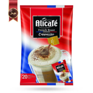 کاپوچینو علی کافه Alicafe مدل فرنچ رست French Roast پک 20 ساشه ای