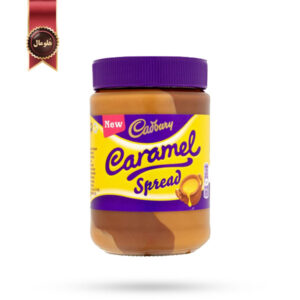 کرم کاراملی شکلاتی کدبری cadbury caramel spread وزن 400 گرم