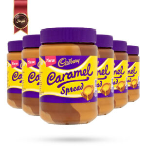 6 عدد کرم کاراملی شکلاتی کدبری cadbury caramel spread وزن 400 گرم