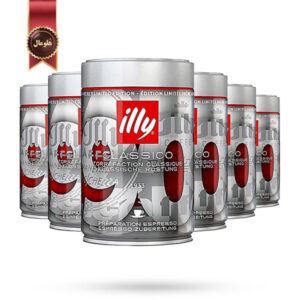 6 عدد پودر قهوه قوطی ایلی illy مدل کلاسیکو سری لیمیتد ادیشن Limited Edition Classico وزن 250 گرم