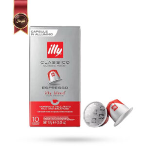 کپسول قهوه ایلی illy مدل کلاسیکو اسپرسو classico espresso پک 10 تایی