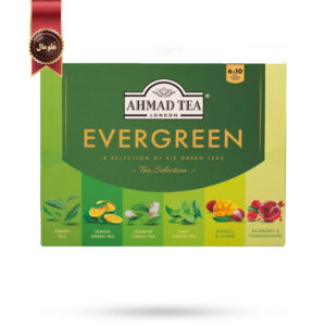 چای سبز احمد Ahmad Tea مدل همیشه سبز Ever Green پک 60 تایی