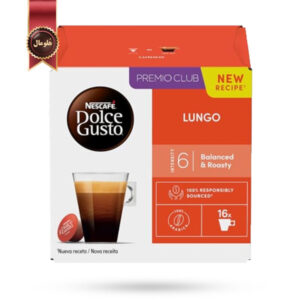 کپسول قهوه دولچه گوستو نسکافه Nescafe dolce gusto مدل لانگو Lungo پک 16 عددی