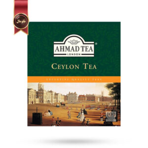 چای احمد Ahmad Tea مدل سیلان Ceylon پک 100 تایی