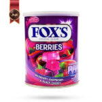 آبنبات کریستالی قوطی فوکس Foxs مدل انواع توت ها Berries وزن 180 گرم