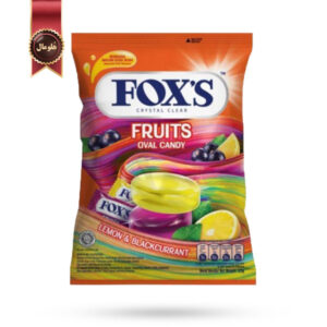 آبنبات فوکس Foxs مدل میوه ای Fruits وزن 125 گرم