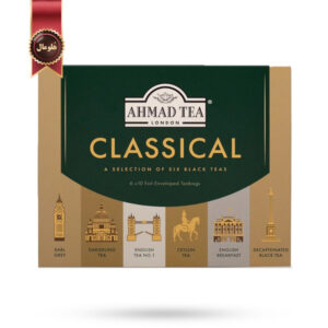 چای احمد Ahmad Tea مدل کلاسیکال CLASSICAL پک 60 تایی