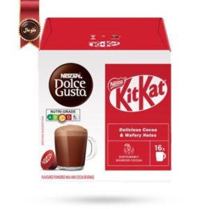 کپسول قهوه دولچه گوستو نسکافه Nescafe dolce gusto مدل کیت کت Kit Kat پک 16 عددی