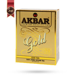 چای اکبر Akbar مدل گلد Gold وزن 500 گرم