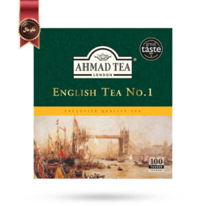 چای سیاه احمد Ahmad Tea مدل انگلیسی شماره یک English No.1 پک 100 تایی