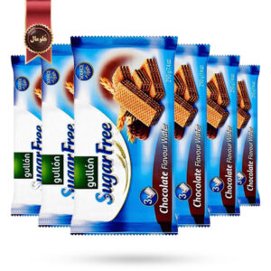 6 بسته بیسکویت گولون gullon مدل شکلاتی Chocolate Flavour Wafer وزن 210 گرم