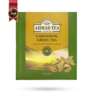 چای سبز احمد Ahmad Tea مدل هل دار Cardamom پک 100 تایی