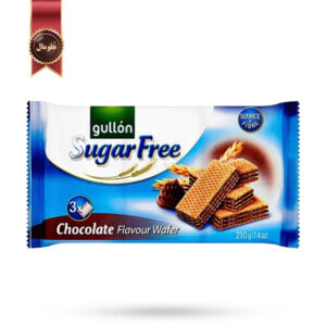 بیسکویت گولون gullon مدل شکلاتی Chocolate Flavour Wafer وزن 210 گرم