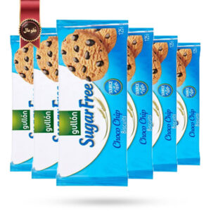 6 بسته بیسکوییت گولون gullon مدل چیپ چوکو Choco Chip وزن 125 گرم