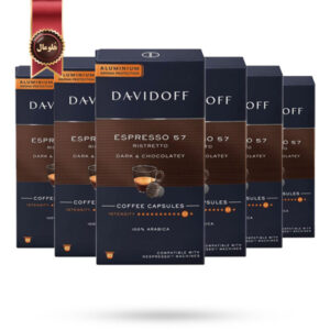 6 بسته کپسول قهوه دیویدوف Davidoff مدل اسپرسو espresso 57 پک 10 تایی