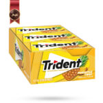 آدامس تریدنت trident مدل آناناس pineapple بسته 12 عددی