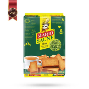 نان سوخاری ماریو Mario rusk مدل رازیانه Saunf وزن 300 گرم