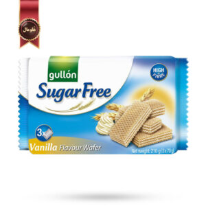 بیسکویت گولون gullon مدل وانیلی Vanilla Flavour Wafer وزن 210 گرم