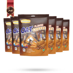 6 بسته شکلات غلات اوت چوکو قهوه Oat choco مدل mazzex وزن 400 گرم