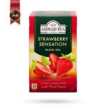 چای احمد Ahmad Tea مدل حس توت فرنگی Strawberry Sensation پک 20 تایی